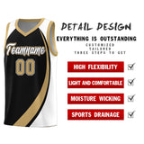 Custom Hip Hop Color Block Sports Uniform Basketball Jersey Add Logo Number