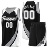 Custom Hip Hop Color Block Sports Uniform Basketball Jersey Printed Logo Number