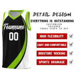 Custom Traditional Color Block Sports Uniform Basketball Jersey Text Team Logo Number
