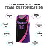 Custom Traditional Color Block Sports Uniform Basketball Jersey Text Team Logo Number