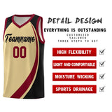 Custom Hip Hop Color Block Sports Uniform Basketball Jersey Text Logo Number