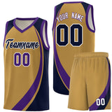 Custom Hip Hop Color Block Sports Uniform Basketball Jersey Printed Logo Number