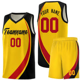 Custom Traditional Color Block Sports Uniform Basketball Jersey Add Team Logo Number
