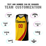 Custom Traditional Color Block Sports Uniform Basketball Jersey Add Team Logo Number