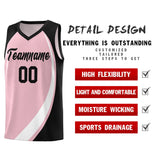 Custom Hip Hop Color Block Sports Uniform Basketball Jersey Text Logo Number
