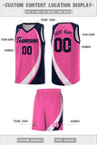 Custom Hip Hop Color Block Sports Uniform Basketball Jersey Printed Logo Number