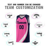 Custom Hip Hop Color Block Sports Uniform Basketball Jersey Printed Logo Number