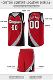 Custom Traditional Color Block Sports Uniform Basketball Jersey Add Team Logo Number