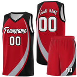 Custom Traditional Color Block Sports Uniform Basketball Jersey Add Team Logo Number