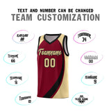 Custom Hip Hop Color Block Sports Uniform Basketball Jersey Add Logo Number