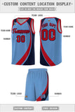 Custom Traditional Color Block Sports Uniform Basketball Jersey Text Team Logo Number