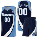 Custom Hip Hop Color Block Sports Uniform Basketball Jersey Text Logo Number