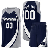 Custom Hip Hop Color Block Sports Uniform Basketball Jersey Printed Logo Number