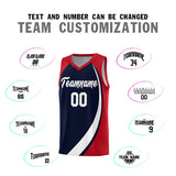 Custom Traditional Color Block Sports Uniform Basketball Jersey Add Team Logo Number