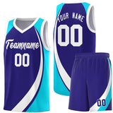 Custom Traditional Color Block Sports Uniform Basketball Jersey Add Team Logo Number