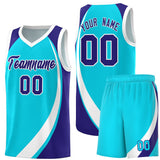 Custom Traditional Color Block Sports Uniform Basketball Jersey Text Team Logo Number