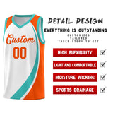Custom Tank Top Color Block Sports Uniform Basketball Jersey For Youth