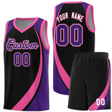 Custom Tank Top Color Block Sports Uniform Basketball Jersey For Youth