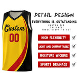 Custom Tank Top Color Block Sports Uniform Basketball Jersey For Adult
