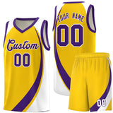 Custom Tank Top Color Block Sports Uniform Basketball Jersey For Youth