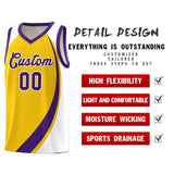 Custom Tank Top Color Block Sports Uniform Basketball Jersey For Youth