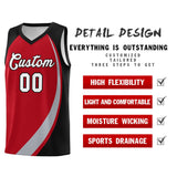 Custom Tank Top Color Block Sports Uniform Basketball Jersey For Adult