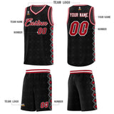 Custom Black Side Blocks Sports Uniform Basketball Jersey
