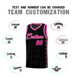 Custom Black Side Blocks Sports Uniform Basketball Jersey