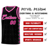Custom Black Side Blocks Sports Uniform Basketball Jersey