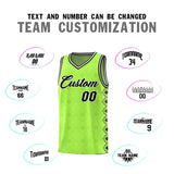 Custom Neon Green Side Blocks Sports Uniform Basketball Jersey