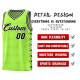 Custom Neon Green Side Blocks Sports Uniform Basketball Jersey