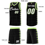 Custom Black Side Blocks Sports Uniform Basketball Jersey