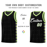 Custom Black Side Blocks Sports Uniform Basketball Jersey