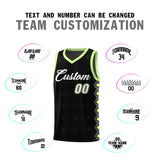 Custom Black Side Blocks Sports Uniform Basketball Jersey