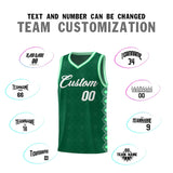 Custom Kelly Green Side Blocks Sports Uniform Basketball Jersey