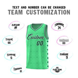 Custom Bright Green Side Blocks Sports Uniform Basketball Jersey