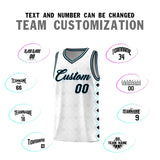 Custom White Side Blocks Sports Uniform Basketball Jersey