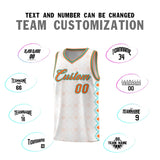 Custom White Side Blocks Sports Uniform Basketball Jersey