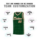Custom Kelly Green Side Blocks Sports Uniform Basketball Jersey