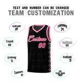 Custom Black Side Blocks Sports Uniform Basketball Jersey