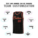 Custom Black Side Blocks Sports Uniform Basketball Jersey