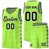 Custom Neon Green Side Blocks Sports Uniform Basketball Jersey