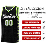 Custom Black Side Blocks Sports Uniform Basketball Jersey