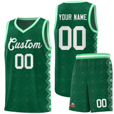 Custom Kelly Green Side Blocks Sports Uniform Basketball Jersey