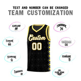 Custom Black Side Blocks Sports Uniform Basketball Jersey