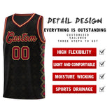 Custom Black Side Blocks Sports Uniform Basketball Jersey