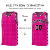 Custom Pink Side Blocks Sports Uniform Basketball Jersey