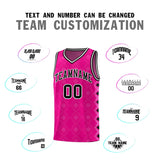 Custom Pink Side Blocks Sports Uniform Basketball Jersey