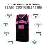 Custom Black Side Blocks Sports Uniform Basketball Jersey