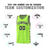 Custom Neon Green Side Blocks Sports Uniform Basketball Jersey
